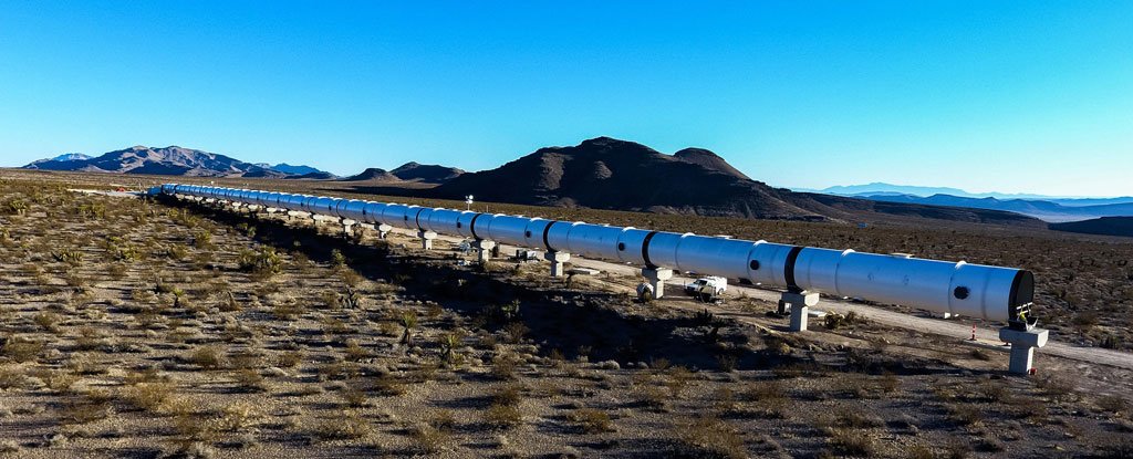 Pierwszy rzut oka na system transportowy nowej generacji od firmy Hyperloop One