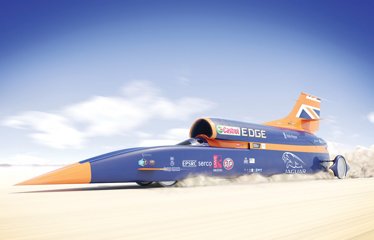 Ракетомобиль Bloodhound SSC wyjdzie na tor w październiku 2017