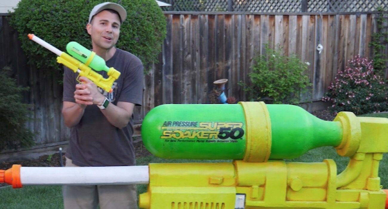 #vídeo | el Ex ingeniero de la NASA ha recogido más potente pistola de agua