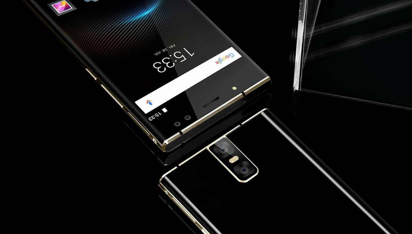 Un smartphone avec un design moderne et concise la batterie? Il semble, ici, il