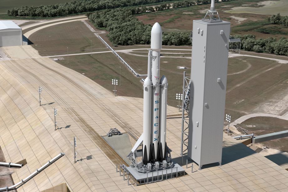 SpaceX har testet Falcon Heavy motorer