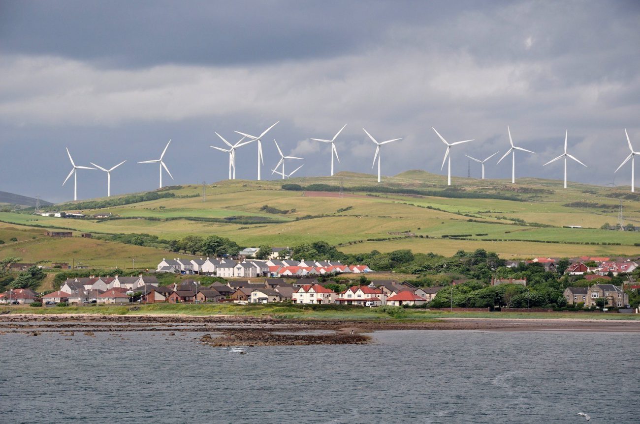 Schottland das erste der Welt wird auf saubere Energie bis 2020