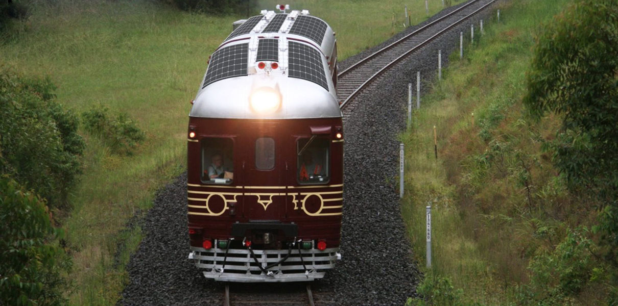 Australia will start the train on solar energy