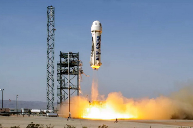 Blue Origin verbrachte Start der neuen Modifikation der Rakete New Shepard