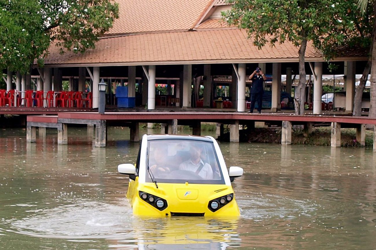 Ein ehemaliger Mitarbeiter von Toyota entwickelte schwimmende Elektroauto