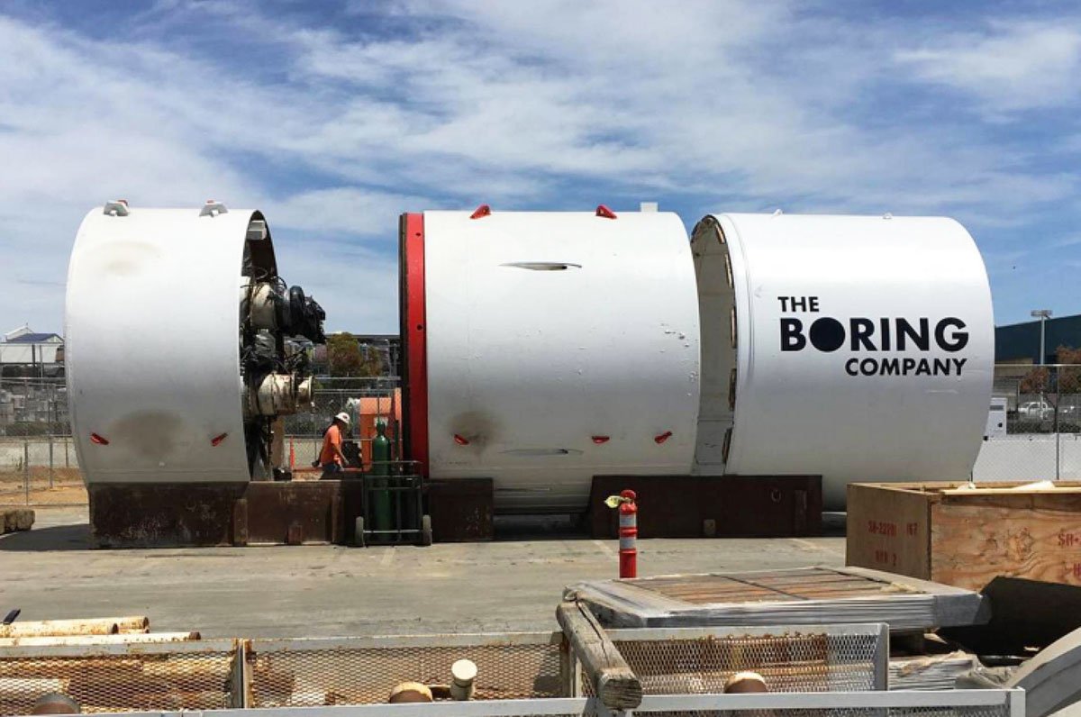 The Boring Company startet den Verkauf «lego» aus der extrahierten beim ausheben der Tunnel der Erde