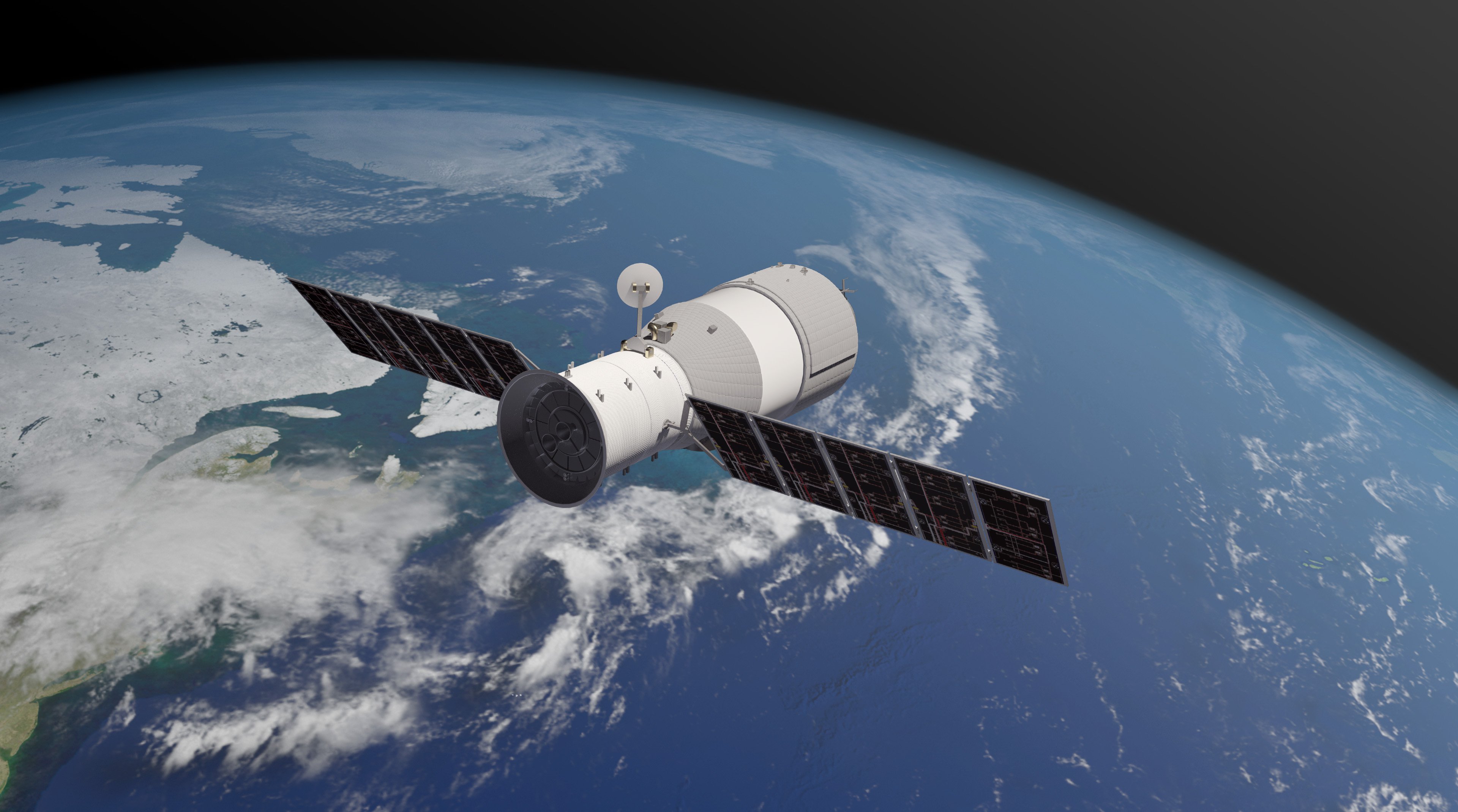 Cinese stazione orbitale «Tiangong-1» è caduto nell'oceano pacifico