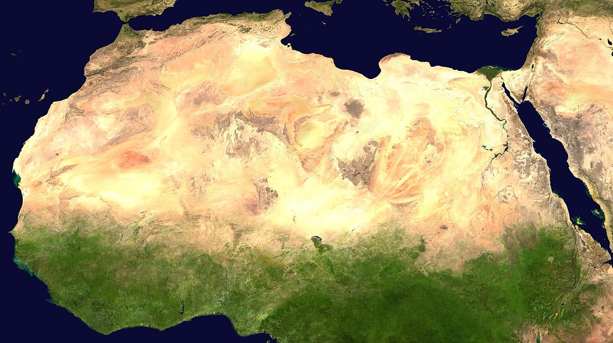 Large wind and solar farms in the Sahara can make the desert green and wet