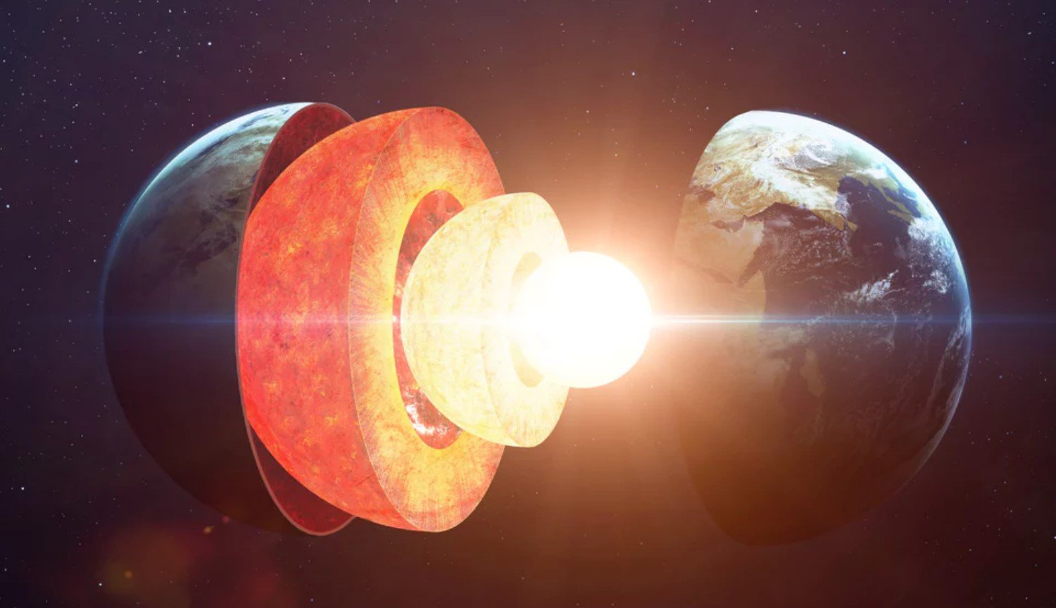 Un momento crítico en la evolución de la Tierra: el núcleo del planeta es mucho más joven que ella