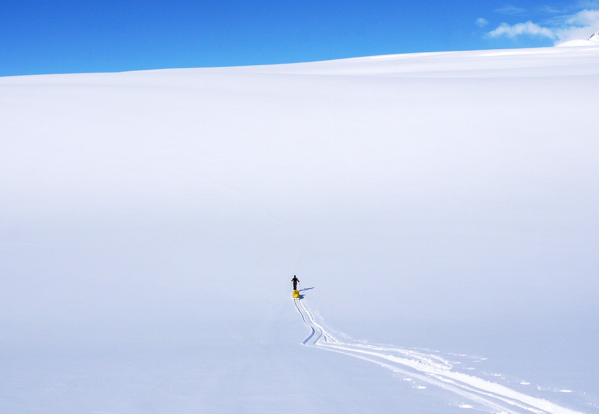 What is really the size of the human footprint in Antarctica?