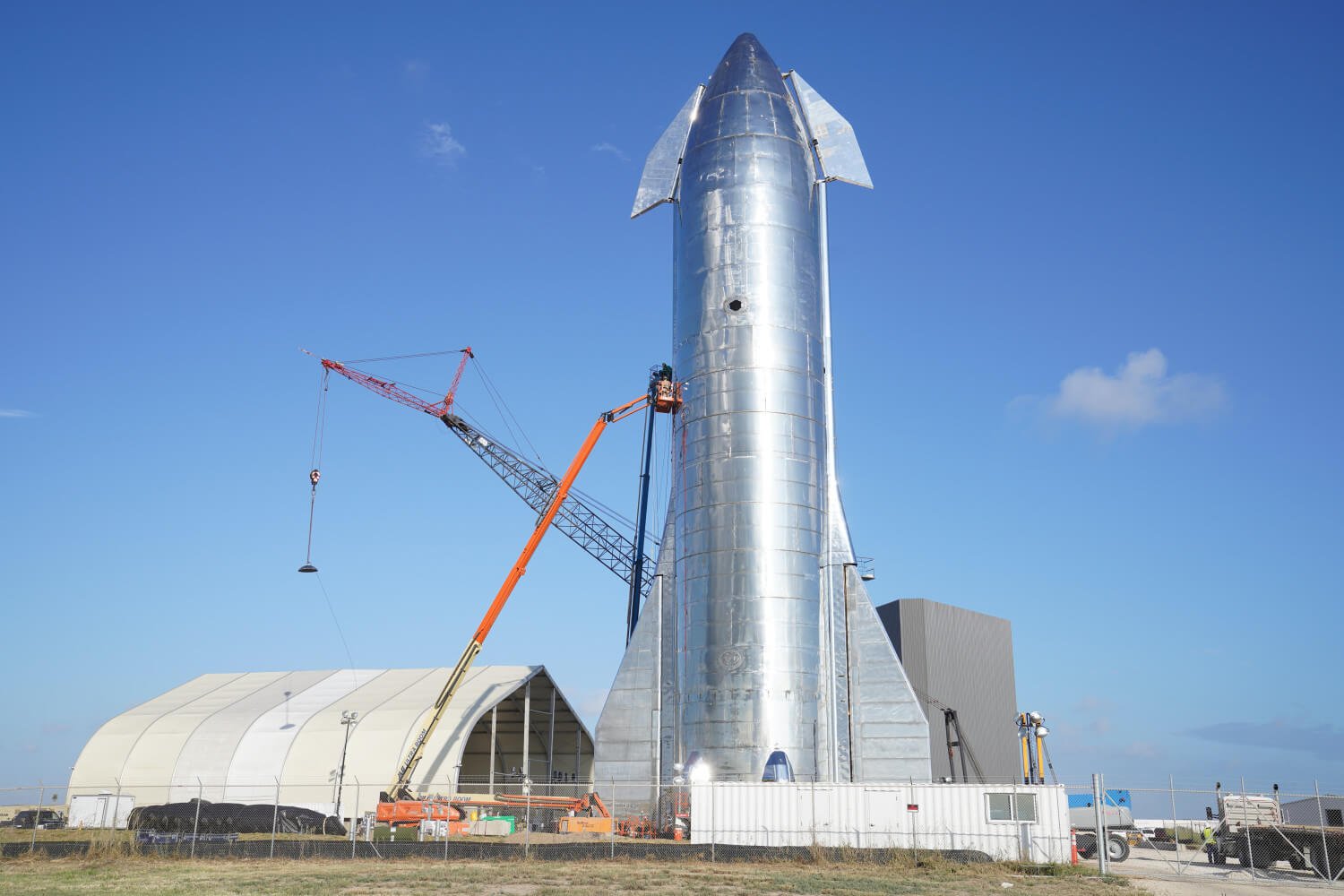 #Video | Prototype spaceship Starship exploded during tests