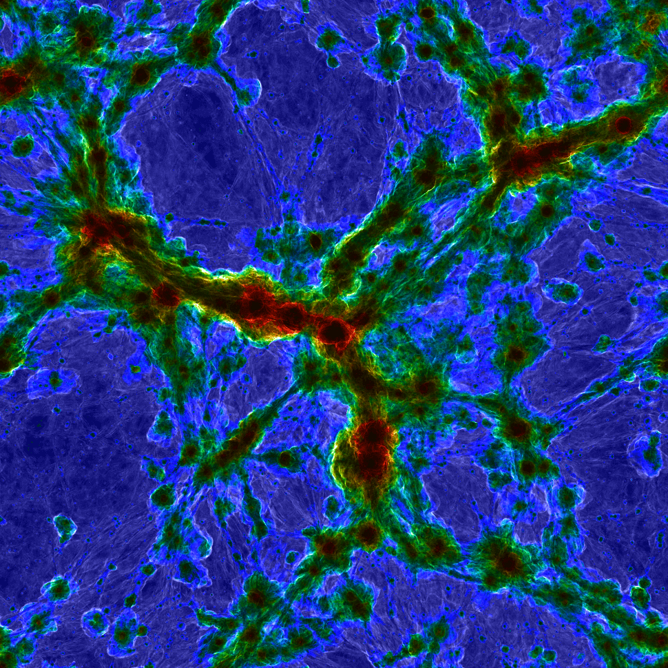 Créé le plus détaillé de la simulation de l'Univers