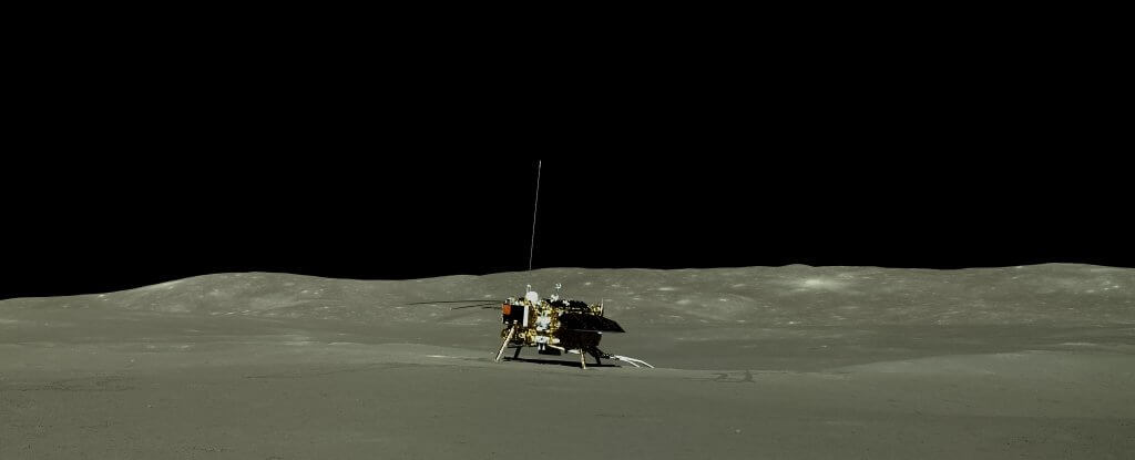 Kinesiska lunar Rover gav nya bilder på baksidan av månen