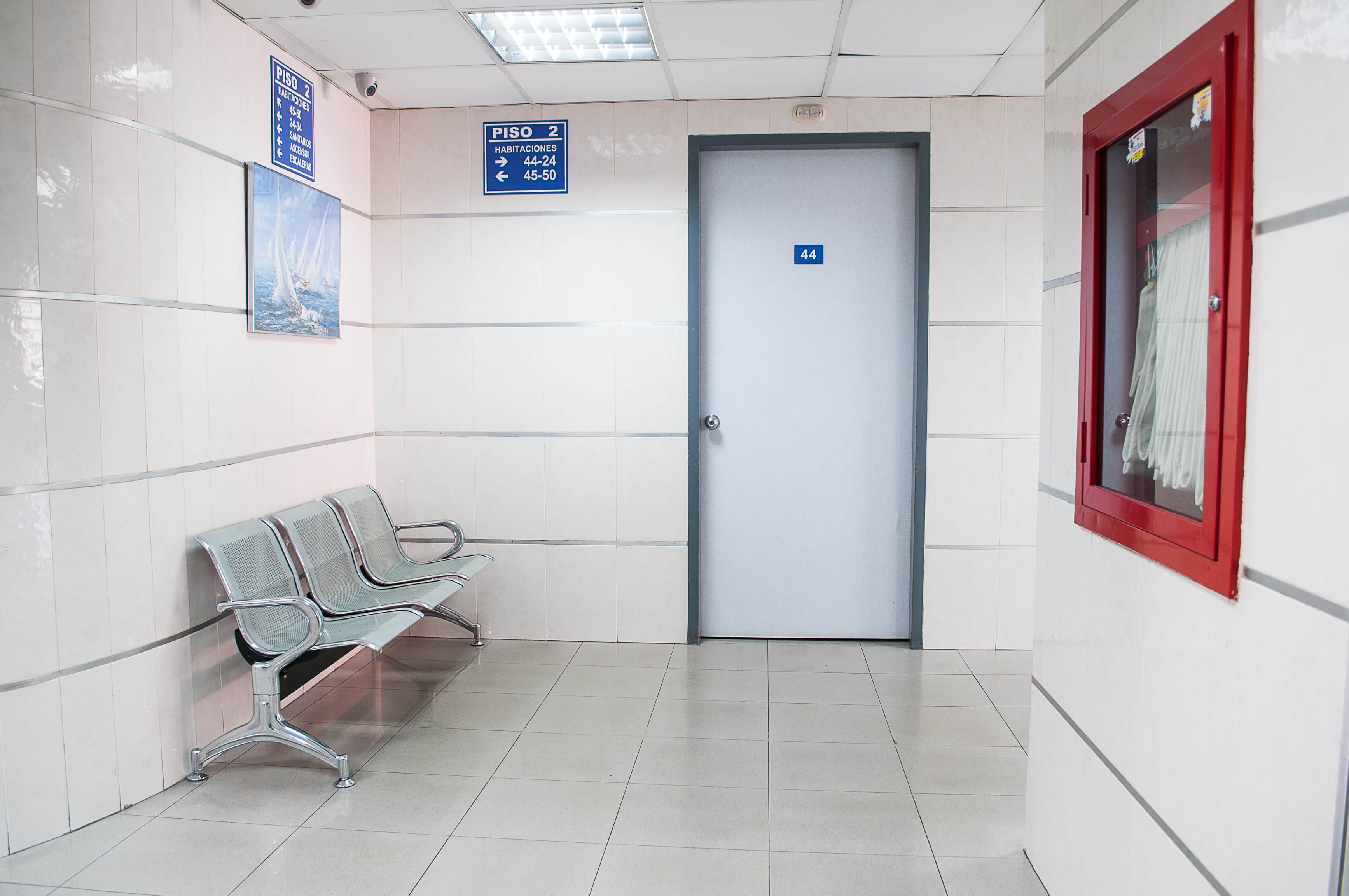 In hospitals of the future the door handles themselves will be cleansed from bacteria