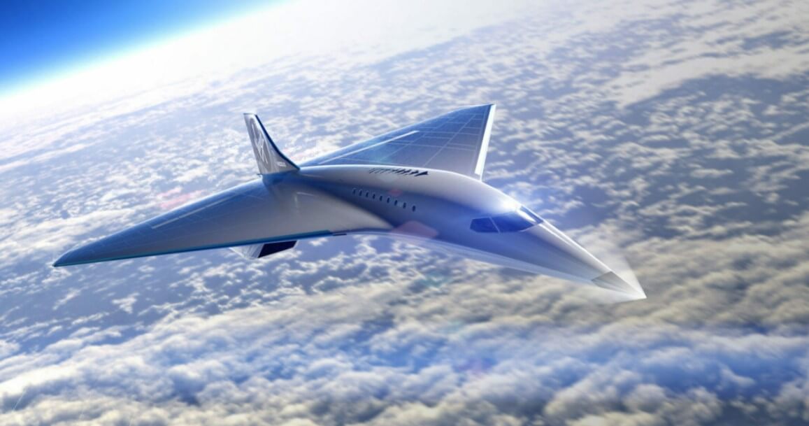 3700 km per time. Virgin Galactic viste et konsept supersonisk passasjerfly